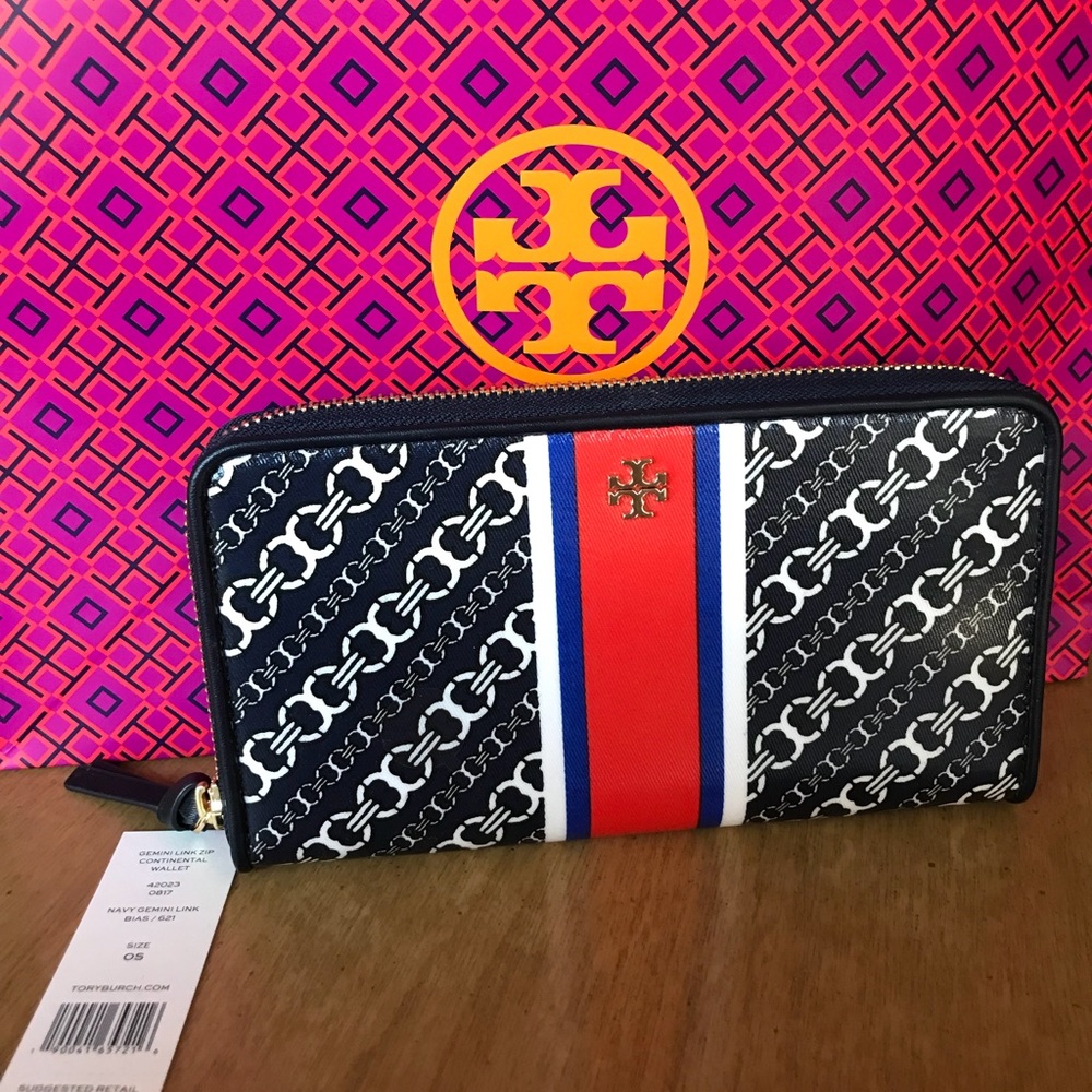 🎉NWT🎉 Tory Burch Gemini Link Continental Wallet